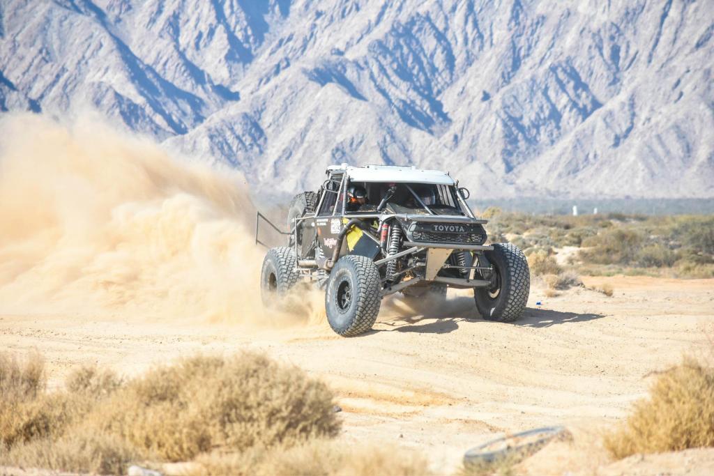 Off road Razor racing in the deserts of Mexico