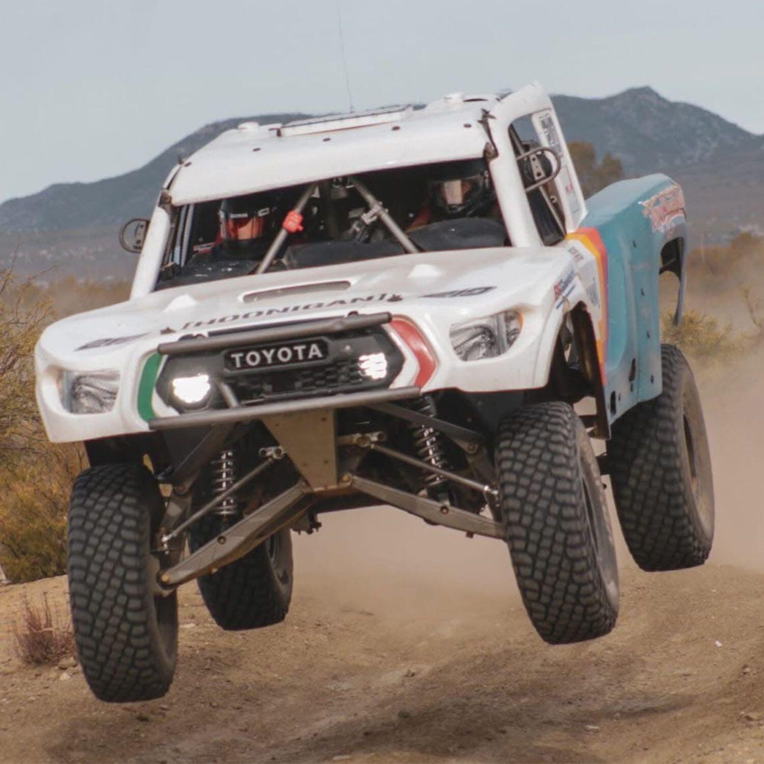 Baja Built Trophy Truck racing in Baja Mexico.