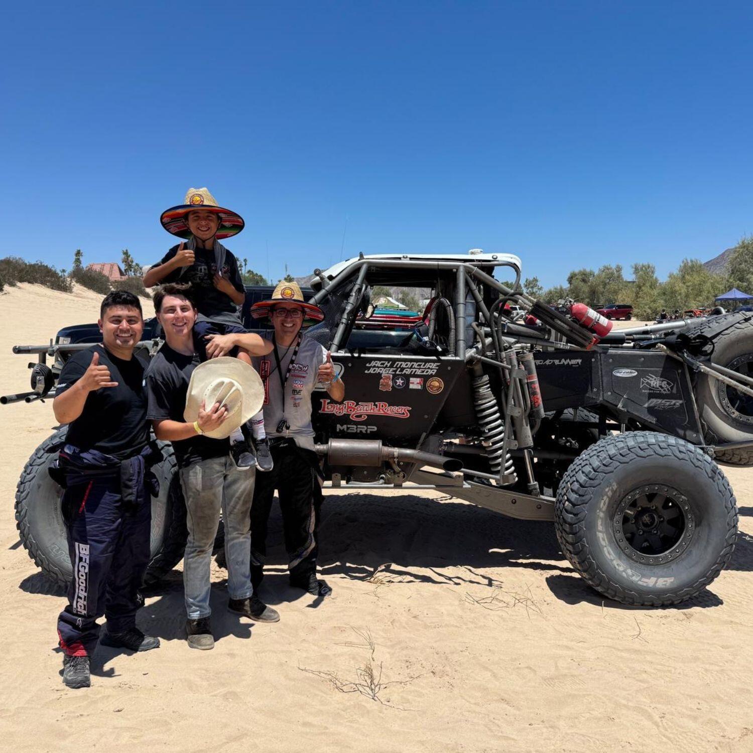 Baja Built Trophy Truck racing in Baja Mexico.