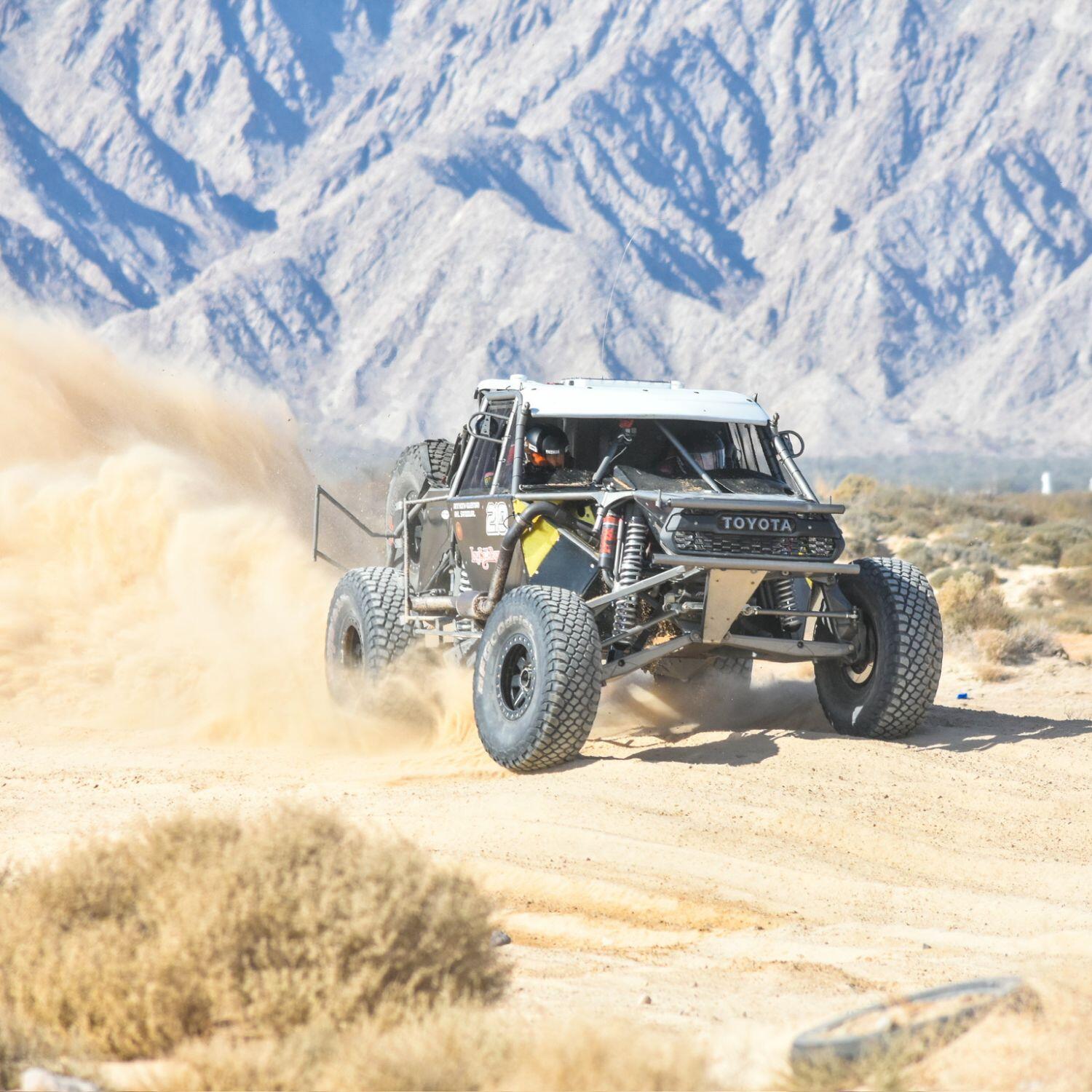 Baja Built Trophy Truck racing in Baja Mexico.